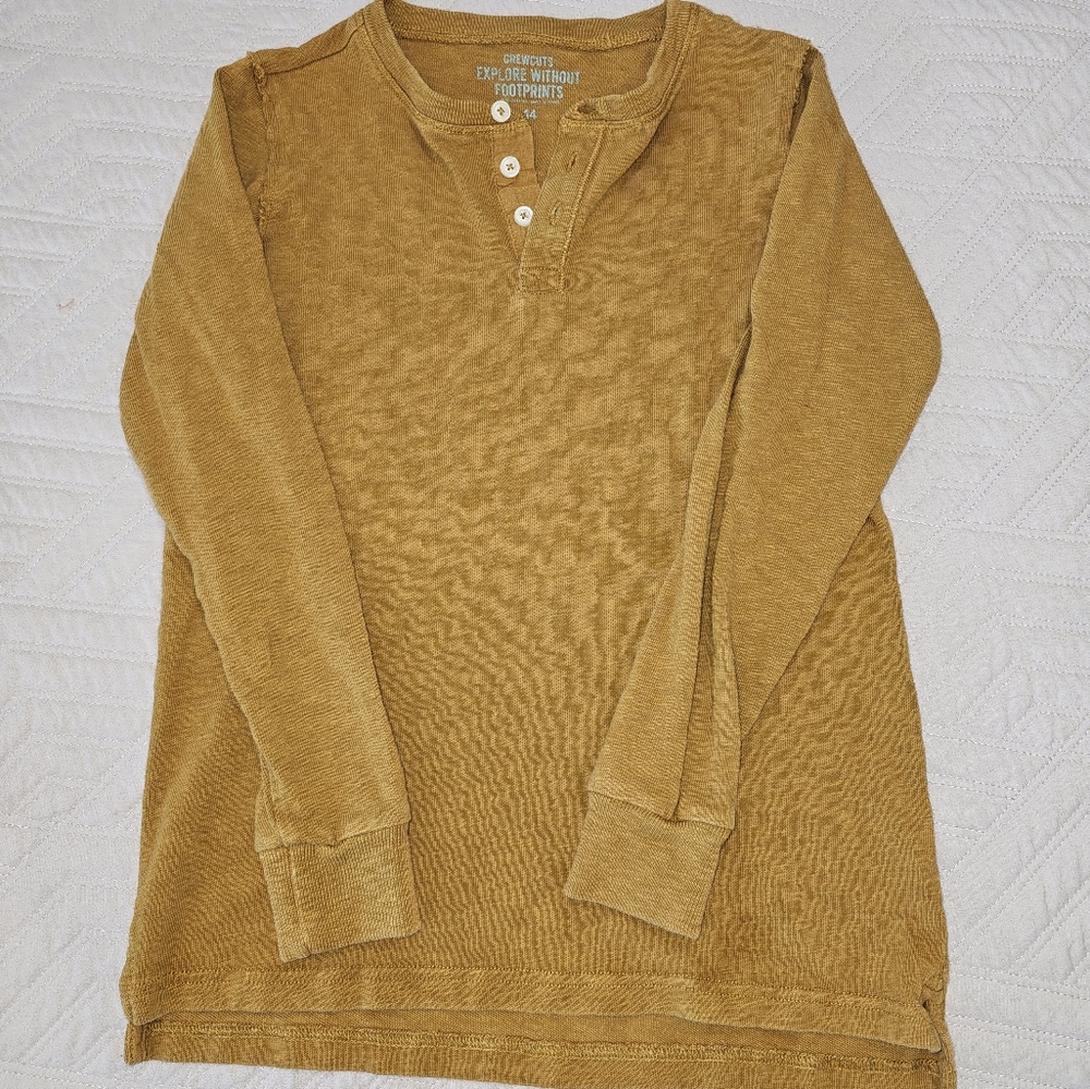 CREWCUTS EXPLORE Without FOOTPRINTS Boys size 14 100% cotton